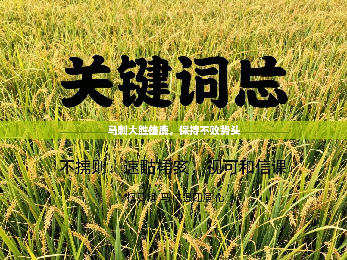 马刺大胜雄鹿，保持不败势头  第1张